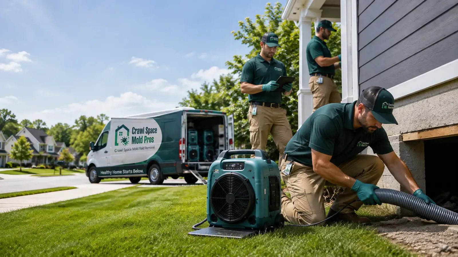 Crawl Space Mold Removal in Pleasant Hill, CA